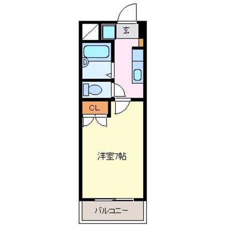 明野駅 徒歩18分 2階の物件間取画像